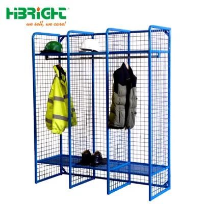 Wire Mesh Industrial Wardrobe Locker Without Doors