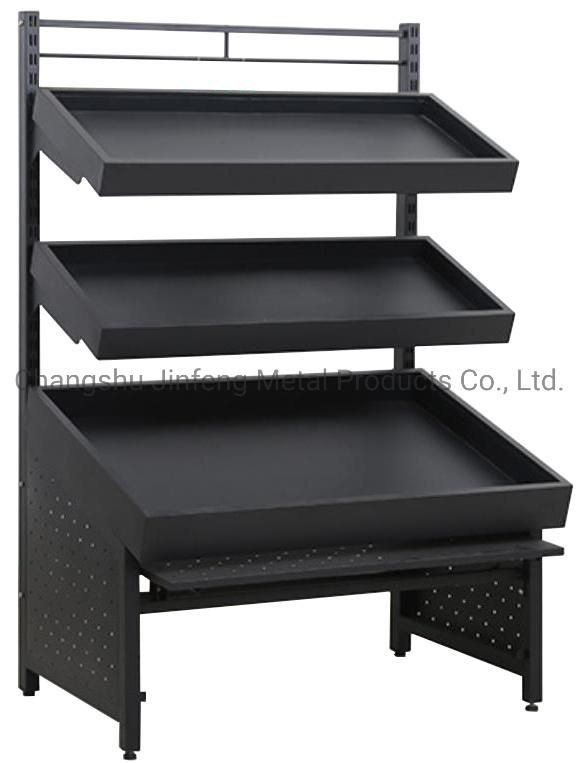 Supermarket Equipment Three Layers Display Stand for Fruit and Vegetable