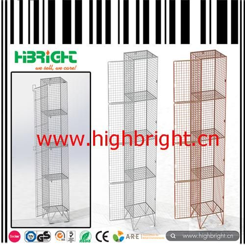School Cold Rolled Steel Wire Mesh Storage Locker