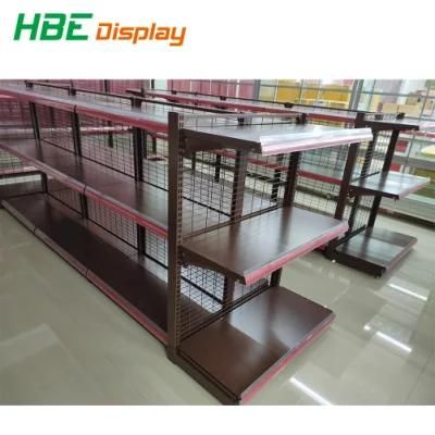 Island Type Double Sided Wire Mesh Size Customized Supermarket Equipment