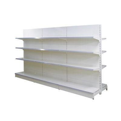 Luxury Double-Side Flat Back-Board Supermarket Shelves Display Rack Wholesale
