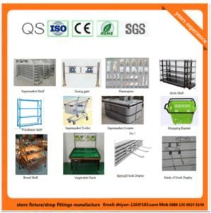 Metal Supermarket Shelf for Yemen Store Retail Fixture