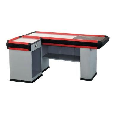 Factory Sales Supermarket Check out Counter Cash Counter Table