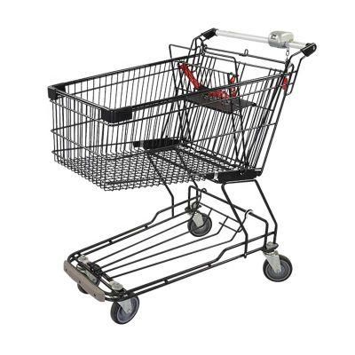Supermarket Shopping Trolley Convenience Store Shopping Cart Hand Push Cart for Shopping