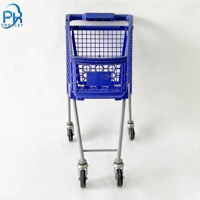 Child Mini Size Supermarket Hypermarket Plastic Shopping Cart