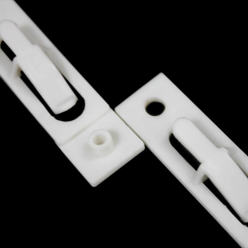 Supermarket White Clip Strip with 6 Hooks for Retail