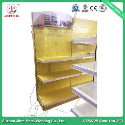 Supermarket Furniture Gondola Display Steel Shelf