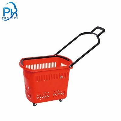 Retail Plastic Shopping Basket for Supermarket