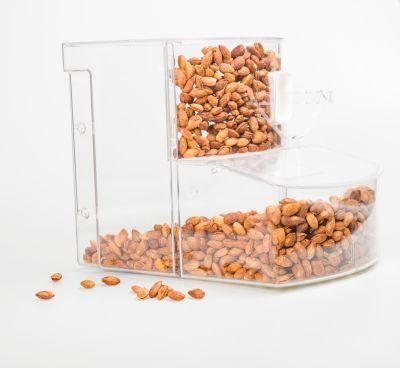 PC Material Supermarket Display Container Cereal Dispenser