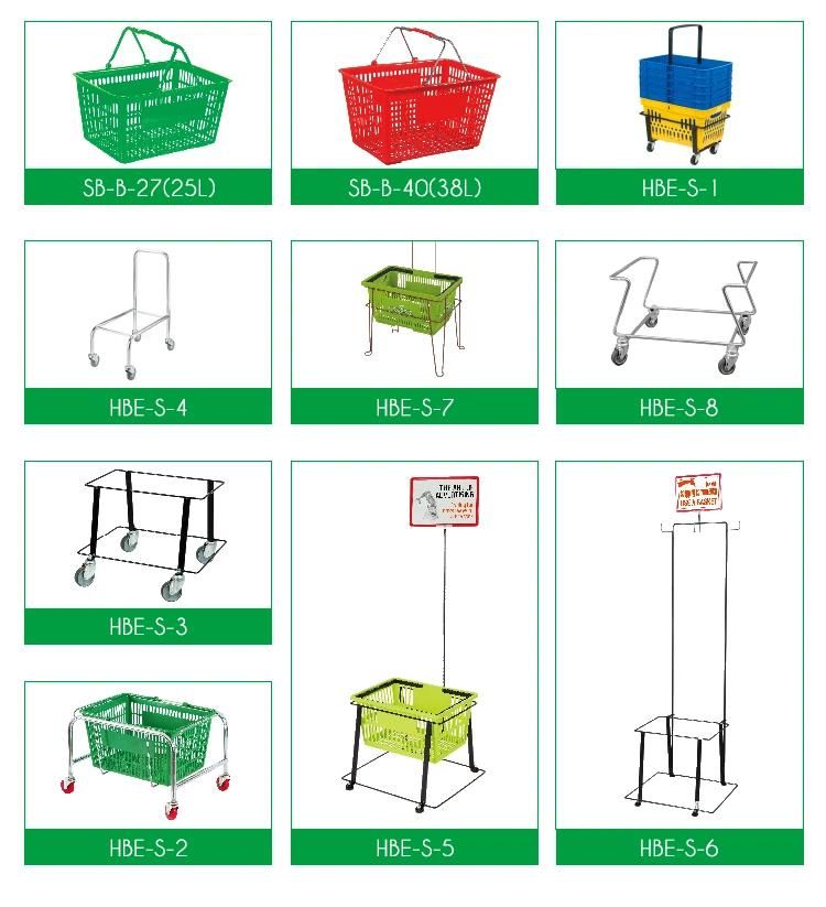 Flexiblle Plastic Handheld Grocery Shopping Baskets