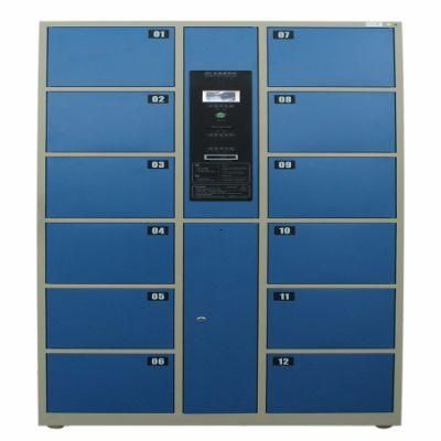 Supermarket Used Electronic Barcode Parcel Lockers / Public Metal Storage Cabinet