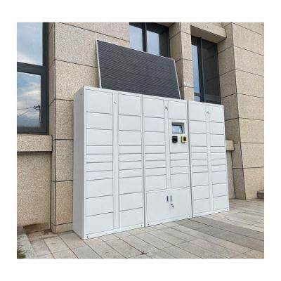 Parcel Delivery Locker for Apartment/Supermarket/Office Building with Advertising Screen