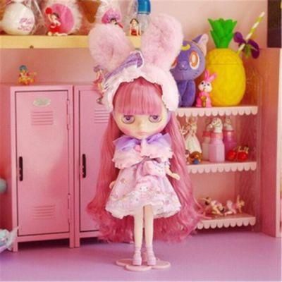 Rose Pink School Locker Storage 18&quot; Doll Wardrobe Set Metal Locker for Girl