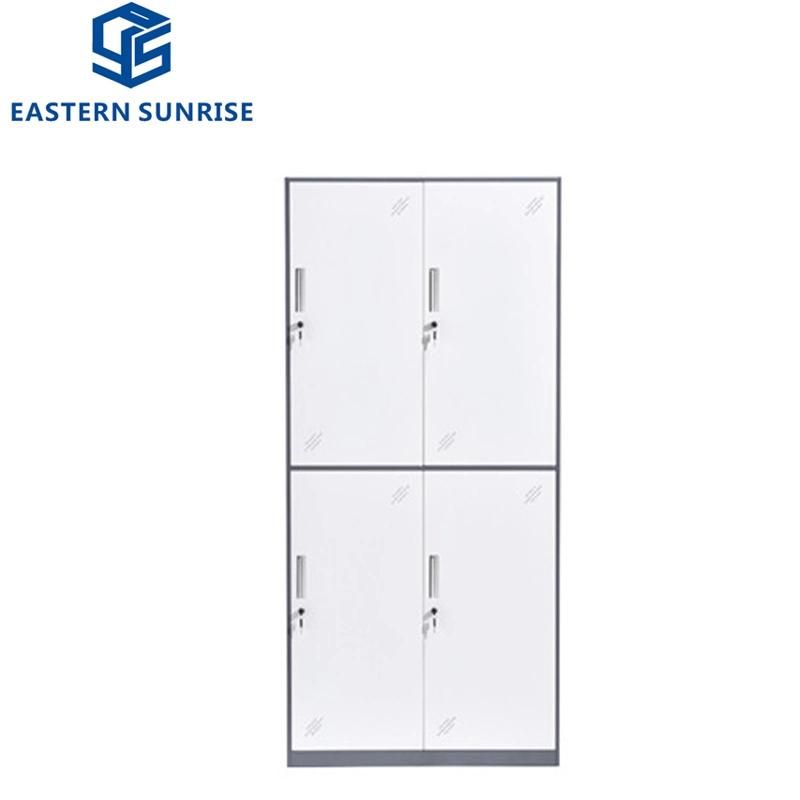 4 Door Personal Storage Knock Down Metal Lockers