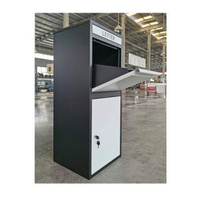 Fas-158 Wholesale Stainless Steel Metal Mailbox Galvanized Apartment Smart Parcel Drop Box
