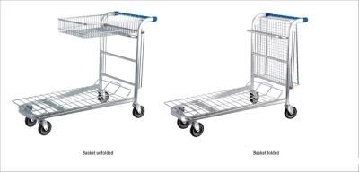 Supermarket Shopping Cart Trolley Display About Supermarket Shelves in Store Hhand Push Trolley for Shopping