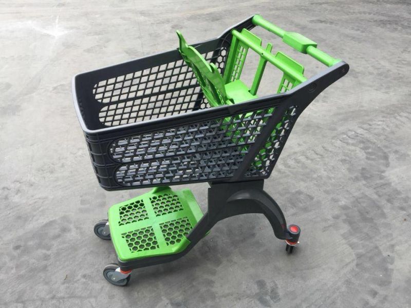Plastic Shopping Trolley with New Material From China Factory