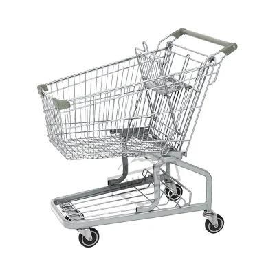 Hot Sale Powder Coating OEM Grocery Trolley with Accessories