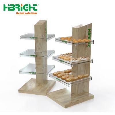 Promotion Display Shelf with Arylic Layer for Supermarket and Grocery Store