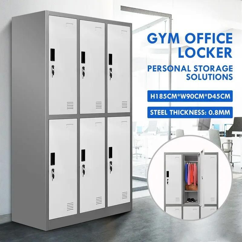 Steel Kd Metal 6 Door School Locker