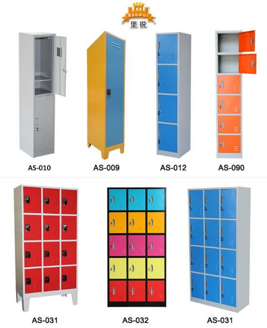 Fas-078 Knock Down 18 Door Gym Fitness Steel Cabinet Metal Locker