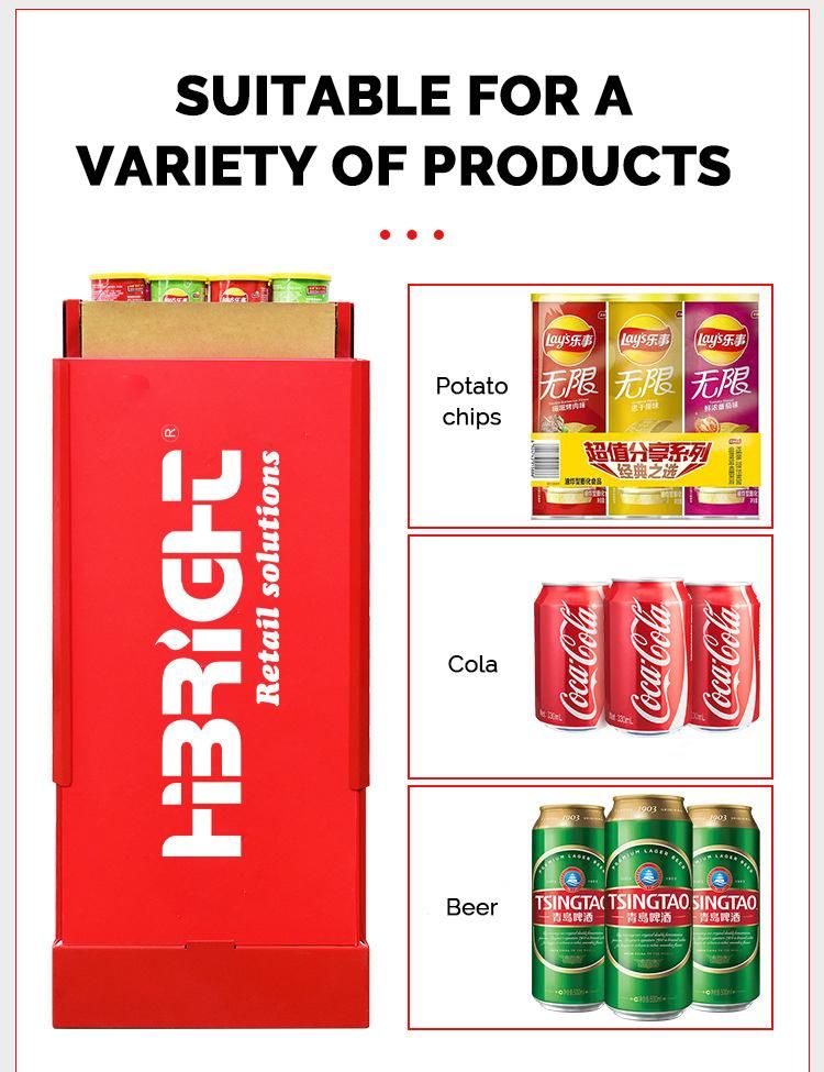 New Design Vertical Lift Display Rack for Supermarket