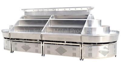 Supermarket Equipment Vegetable Rack with Spray System