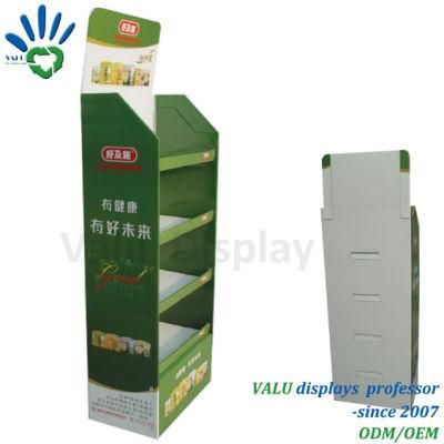 Paper Pop Display Exhibition Floor Cardboard Display Stand for Retail