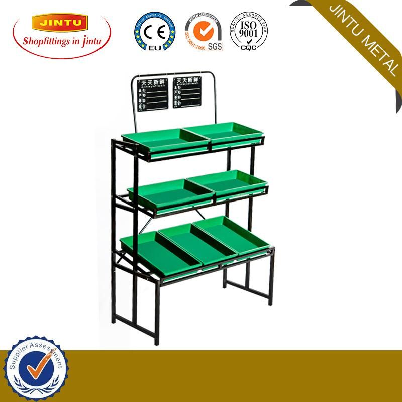 Vegetable Rack Supermarket Fruit and Vegetable Display Rack Shelving