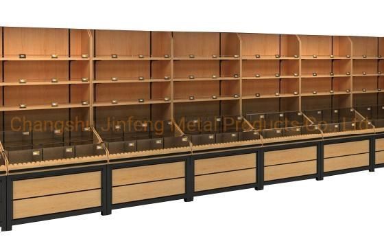 Customized Supermarket Shelf Bulk Goods Rack