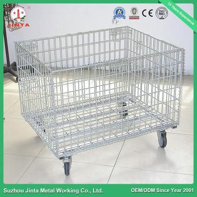 800L Foldable Wire Mesh Container with Ce Certification