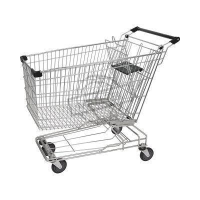 Best Price Shopping 125L Zinc Plated Supermarket Asian Trolley