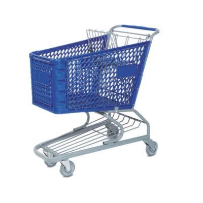 Wholesale Supermarket Plastic Shopping Trolley Carts