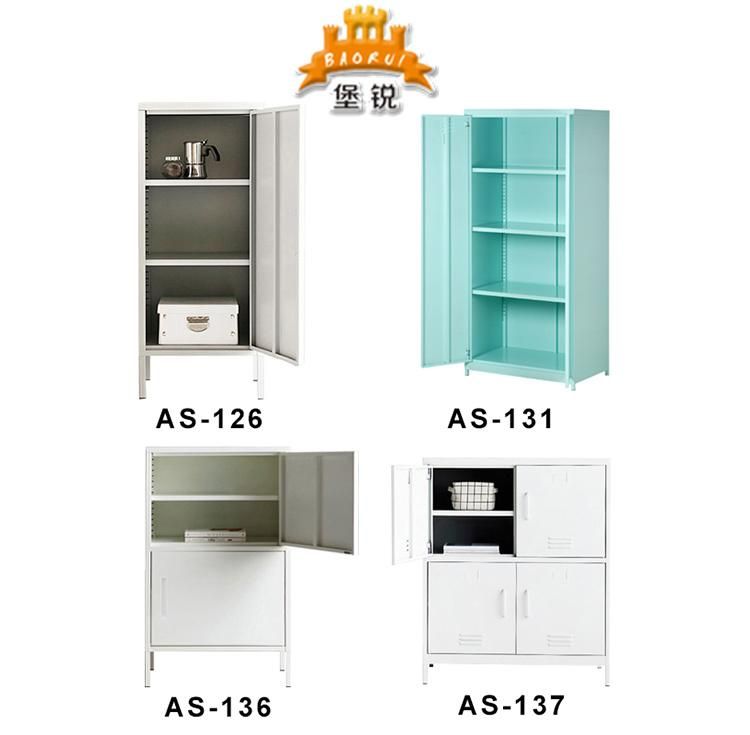 2 Sliding Door File Storage Metal Filing Cabinet