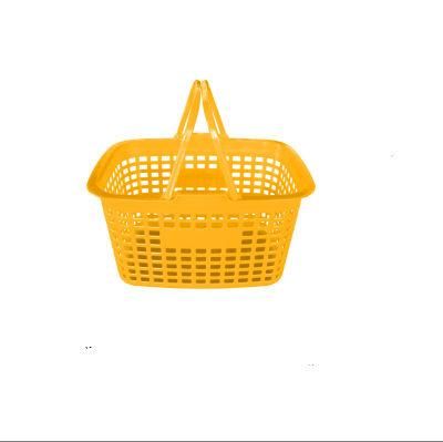 Plastic Shopping Storage Basket with Handle
