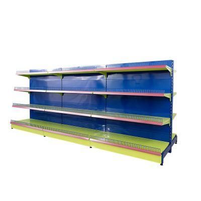 Good-Price Supermarket Gondola Metal Display Shelves Storage Shelf