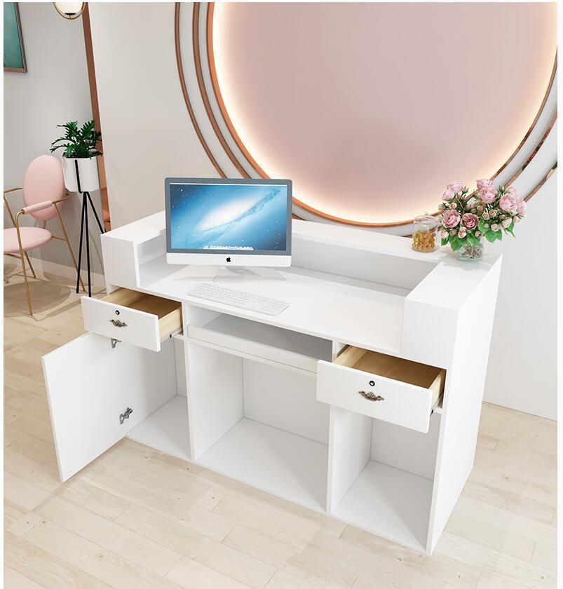 Boutique Shop Modern Retail Cash Desk Multifunctional Store Cashier Counter Table Checkou Counter for Sale