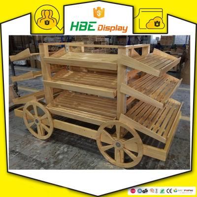 Wooden Bakery Cabinet Cases Bread Display Rack for Sale
