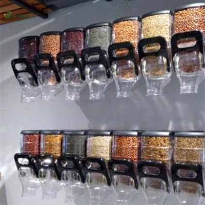 Plastic Dry Food Cereal Dispenser Gravity Grain Bins Candy Dispenser