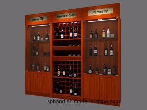 Wood Wall Wine Retro Cabinet