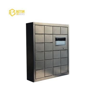 20 Door Pin Code Smart Steel Parcel Key Delivery Cabinet