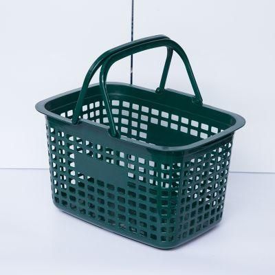 High Quality Recycled Hand Carry Plastic Shopping Basket
