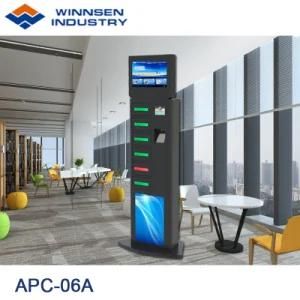Free Charge Cell Phone Floor Standing Charging Lockers with Digital Lockers