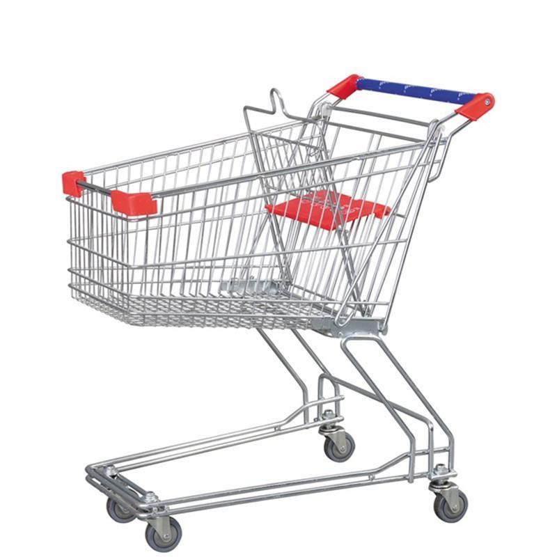 Best Manufacturer Metal Supermarket Shopping Trolley for Sale