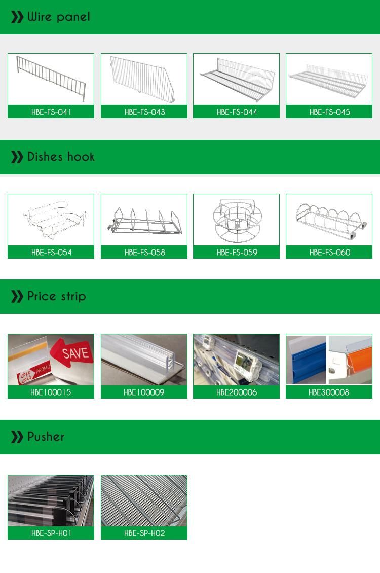 Modern light Duty Sturdy 4shelf Chromium Plating Commercial Supermarket Shelf