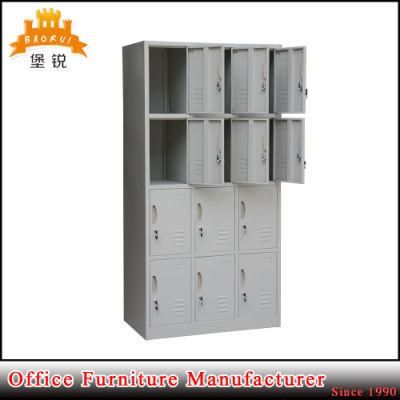 Durable Gym Clothes Cabinet 12 Door Steel Storage Wardrobe Locker