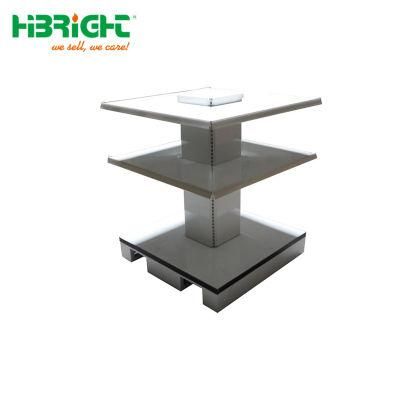 Four Sides/ 4 Ways Gondola Display Stand Supermarket Shelf