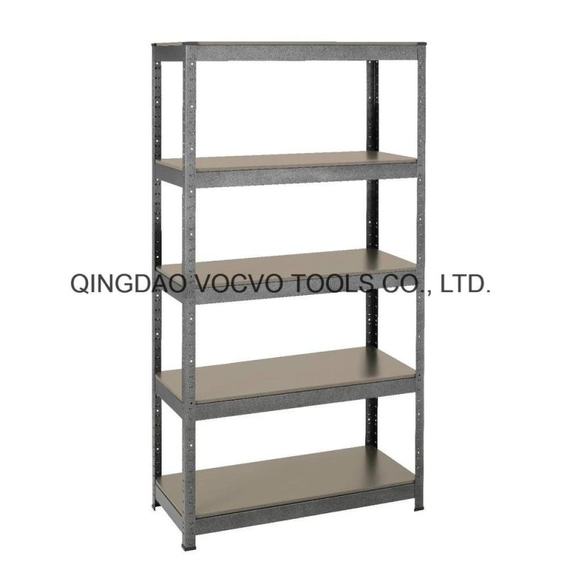 High Quality 5 Tier MDF Galvanized Shelf Metal Storage Racks