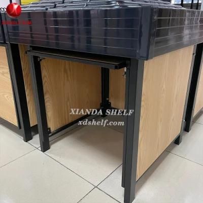 Supermarket Equipment Cashier Table Xianda Shelf Food Container Grocery Checkout Counter