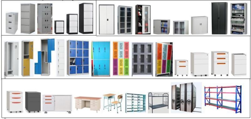 Factory Directly Sale Metal Furniture 4 Door Locker